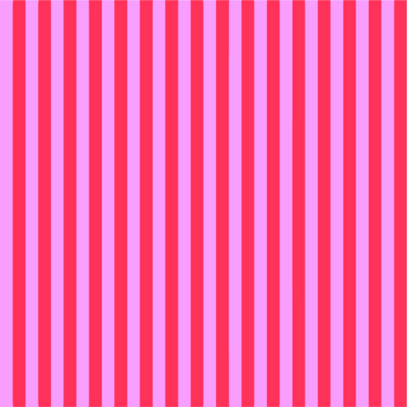 Tula Pink - True Colors - Tent Stripe - Stipes - Poppy